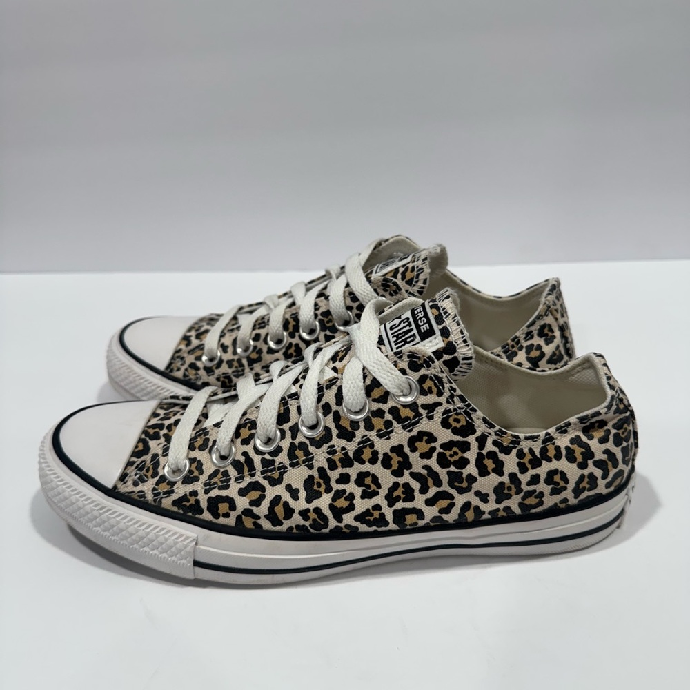 Converse All Star Leopard Pattern Sneakers - Picture 2 of 12